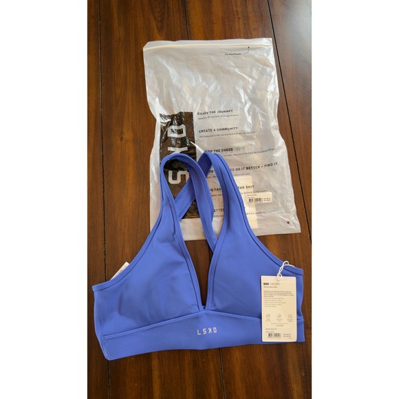 LSKD Stamina Sports Bra, Power Cobalt, Women's Medium, NWT, Brand New - Picture 5 of 12